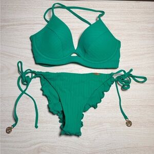 Luli Fama Playa Vibes Green Mojito Bikini size small